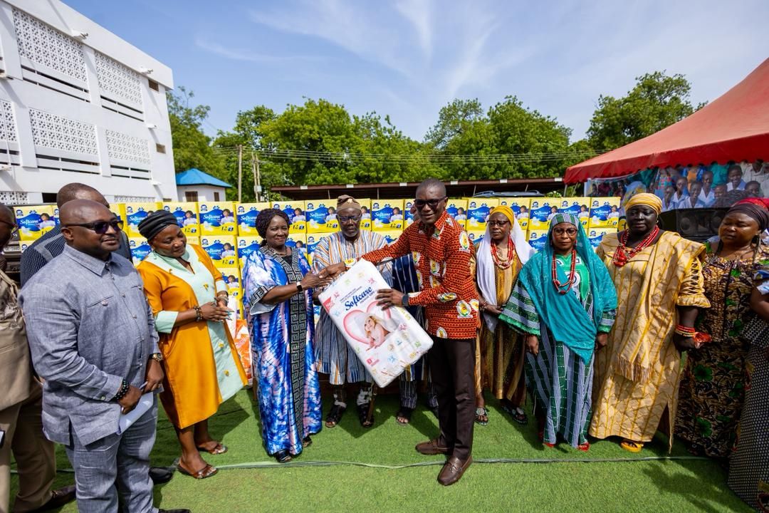 UWR: Veep Opoku-Agyemang donates 4,000 sanitary pads in quest to tackle barriers to girls’ education